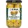 Bernal Aceitunas Manzanilla Sabor Anchoa, Grüne Oliven Sardellengeschmack mit Kern (350g Glas)