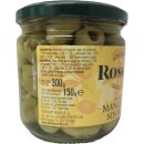 Rossello Aceituna Manzanilla Sin Hueso Grüne Oliven Entsteint (370g Glas)