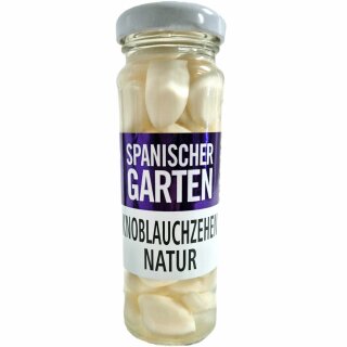 Spanischer Garten Knoblauchzehen Natur (100g Glas)