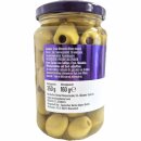 Spanischer Garten Grüne Oliven entsteint (350g Glas)