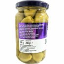 Spanischer Garten Dicke Oliven mit Knoblauch (350g Glas)