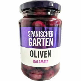Spanischer Garten Oliven Kalamata (350g Glas)