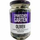 Spanischer Garten Schwarze Oliven mit Stein, trocken...