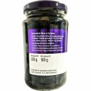 Spanischer Garten Schwarze Oliven in Scheiben (350g Glas)