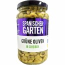 Spanischer Garten Grüne Oliven in Scheiben (350g Glas)