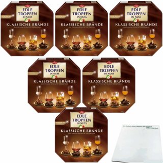 Trumpf Edle Tropfen Nuss Klassische Brände VPE (6x200g Packung) + usy Block