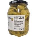 Bernal Gordal Rellenas de Guindilla Sabor anchoa, Dicke Oliven mit Pepperoni (950g Glas)
