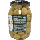 Bernal Aceitunas Gordal Sabor Anchoa Dicke Oliven mit Kern (600g Glas)