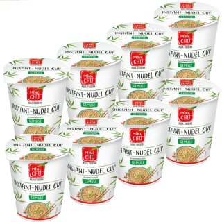 Ming Chu Instantnudeln Cup Gemüse (8x67g Packung)