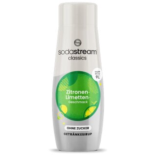 Sodastream Zitrone-Limette ohne Zucker Sirup (440ml Flasche)
