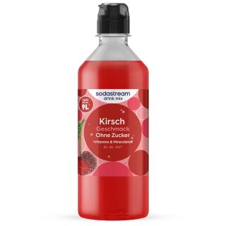 Sodastream Kirsch ohne Zucker Sirup drink mix (440ml Flasche)