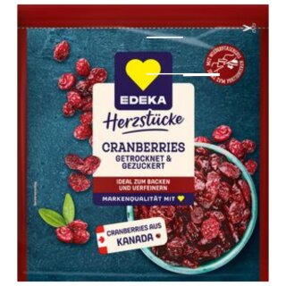 EDEKA Herzstücke Cranberries (200g Packung)