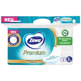 Zewa Toilettenpapier Premium 5-lagig (6x110 Blätter)