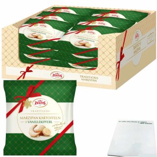 Zentis Marzipan Kartoffeln Vanillekipferl VPE (36x100g Beutel) + usy Block