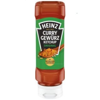 Heinz Curry Gewürz Ketchup scharf (400ml Flasche)