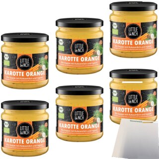 Littlelunch Bio Karotte Orange Suppe VPE (6x350ml Glas) + usy Block