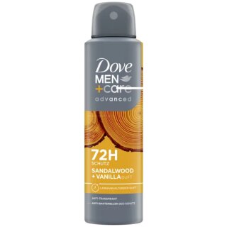 Dove Men Care Antitranspirant Deospray Sandalwood & Vanilla (150ml Flasche)