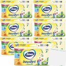 Zewa Toilettenpapier Kamille 3lg VPE (7x8 Rollen Packung) + usy Block