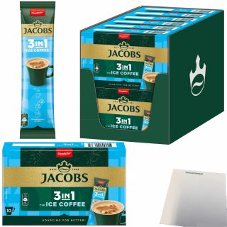 Jacobs Kaffee 3in1 Typ Ice Coffee 120er VPE (12x127g Packung) + usy Block