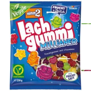 nimm2 Lachgummi Millianer (250g Beutel)