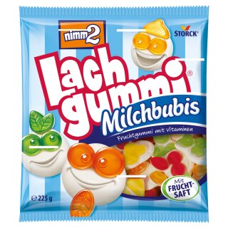 nimm2 Lachgummi Milchbubis 3er Pack (3x225g Beutel)