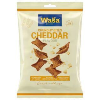 Wasa Crunchy Bites Cheddar Flavour (1x100g Beutel)