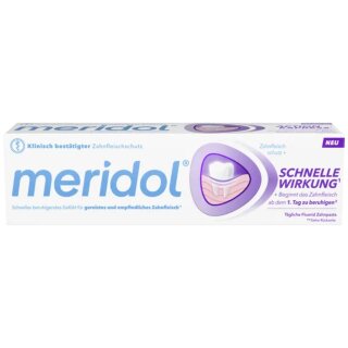 Meridol Zahncreme Premium Fast Action (1x75ml Tube)