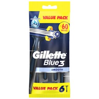 Gillette Blue3 Smooth Einwegrasierer (6er Packung)