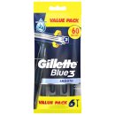 Gillette Blue3 Smooth Einwegrasierer (6er Packung)