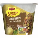 Maggi 5 Minuten Linseneintopf Kartoffeln VPE (8x49g Packung)