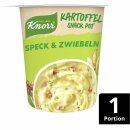 Knorr Kartoffel Snack mit Speck und Zwiebel VPE (8x58g Becher)