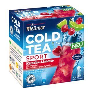 Meßmer Cold Tea Sport Kirsch-Limette 14er (38,5g Packung)