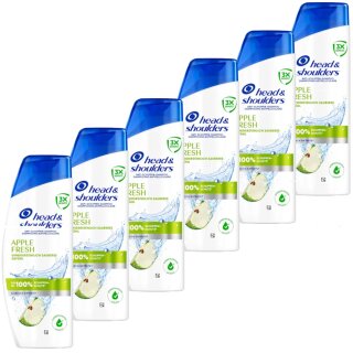 Head & Shoulders Anti-Schuppen Apple Fresh Shampoo VPE (6X250ml Packung)