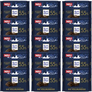 Ritter Sport Die Vollmundige 55% VPE (15X75g Packung)