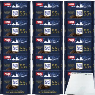 Ritter Sport Die Vollmundige 55% VPE (15X75g Packung) + usy Block