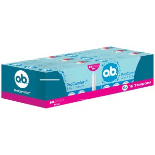 o.b. ProComfort 4-in-1 Protection Tampons VPE (6x16 Pieces)
