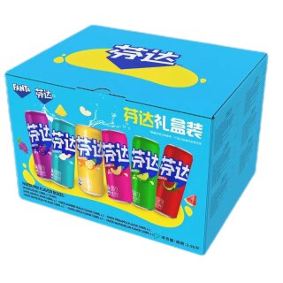 Fanta China Mix Gift Box - 6 exklusive Sorten (12x330ml Dose)