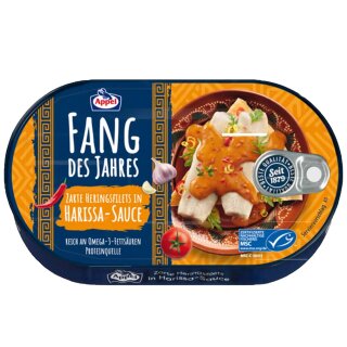 Appel Zarte Filets Hering Harissa Creme (190g Dose)