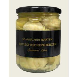 Spanischer Garten Artischockenherzen im eigenen Saft (440g Glas)