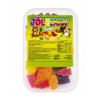 Jölebow Sour Cola Fläschchen mit Fruchtgeschmack (300g Dose)