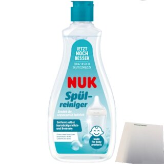 NUK Spülreiniger 10256014 (500ml Flasche) + usy Block