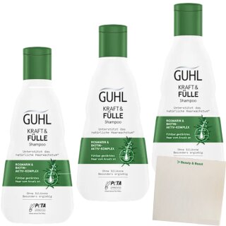 Guhl Kraft & Fülle Shampoo 3er Pack (3x250ml Flasche)