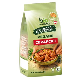 biozentrale vegane Cevapcici (170g Packung)