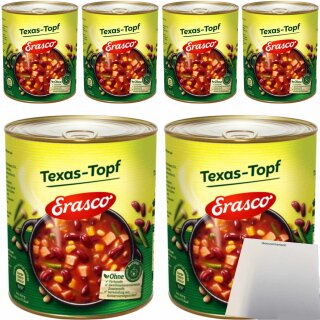 Erasco Texas-Topf VPE (6x800g Dose) + usy Block