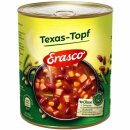 Erasco Texas-Topf VPE (6x800g Dose) + usy Block