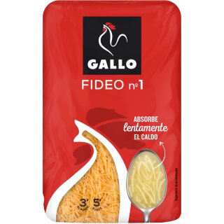 Gallo Fideo no1 Pasta Nudeln (450g Packung)