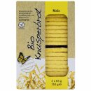 Aldente Knusperbrot Mais VPE (12x130g Packung) + usy Block