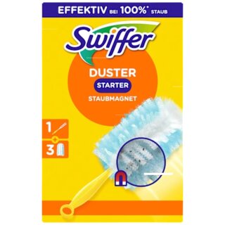 Swiffer Staubmagnet Set Griff+3Tücher