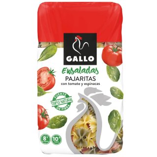 Gallo Ensaladas Pajaritas, Farfalle mit Tomate & Spinat (450g Packung)