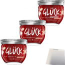Glück Fruchtaufstrich Erdbeer-Vanille 3er Pack...